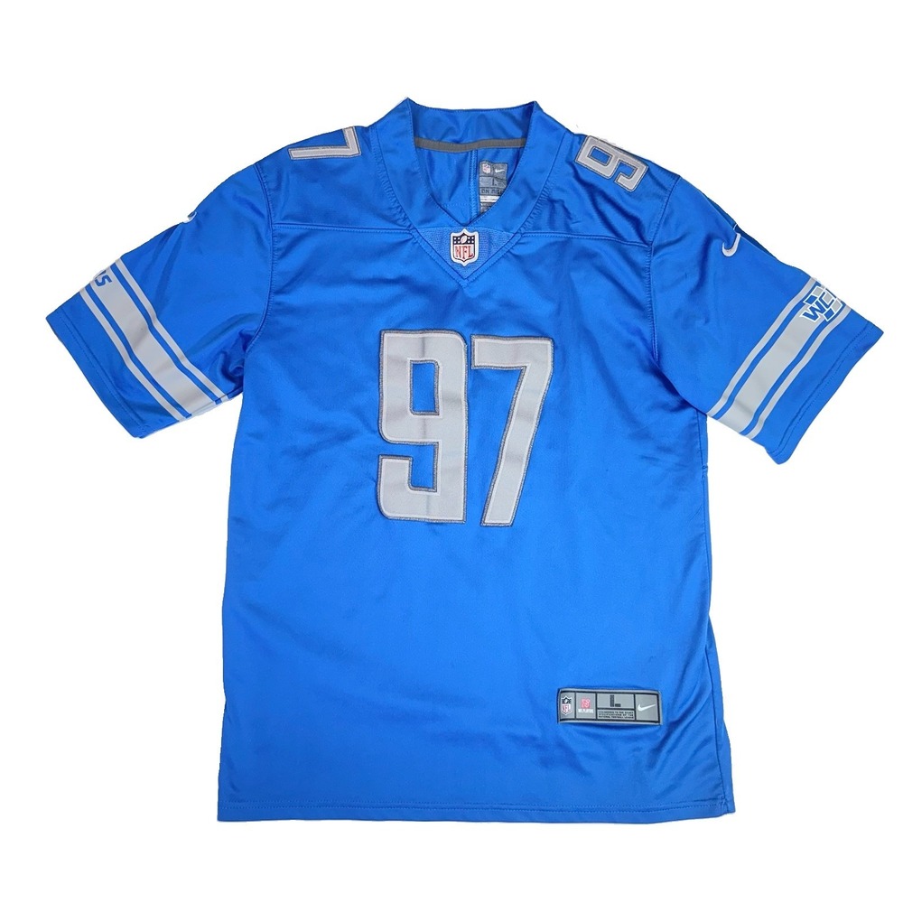 Aidan Hutchinson #97 Nike Detroit Lions NFL Sewn Jersey Size Men's Large